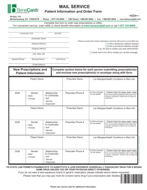 Benecard pbf prior authorization form. BeneCard PBF is a privately owned PBM that offers guaranteed savings, clear pricing, and tailored services for patients and providers. It does not have shareholders and provides real-time drug prices and contracting, concierge clinical programs, and a fully auditable program. 