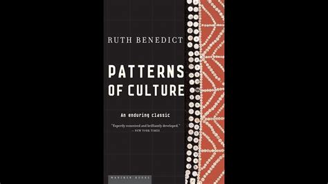 Benedict Ruth Patterns Of Culture Design Patterns