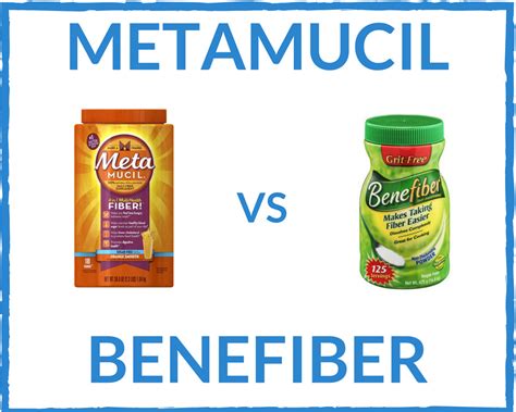 Benefiber contains fewer additional ingredients than Metamucil. Benefiber contains only wheat germ, which may make it a more natural choice. There is also a more natural version of Metamucil available, though the familiar orange-flavored forms of Metamucil often contain sweeteners, colorants, and … See more. 