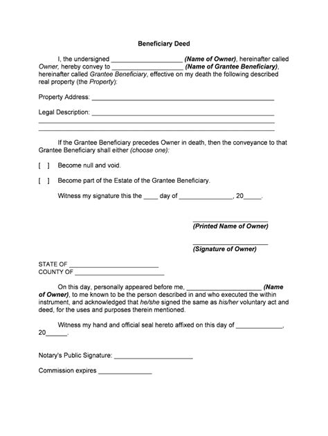 Beneficiary Deeds LegalMatch