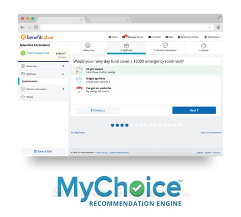 Benefitsolver. Benefitsolver is a site that helps you understand and manage your MyChoice Accounts, which are consumer and organizational benefits that you can set up with your … 