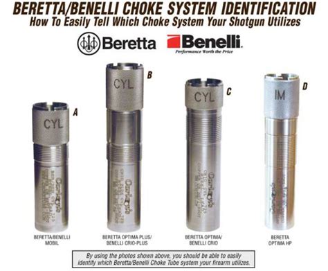 CARLSON'S Choke Tubes 12 Gauge for Beretta Benelli Mobil | Blued Steel | White Wing Dove Choke Tube | Made in USA . Visit the CARLSON'S Store. 4.6 4.6 out of 5 stars 53 ratings | 5 answered questions . $61.63 with 7 percent savings -7% $ 61. 63. List Price: $66.50 List Price: $66.50 $66.50.