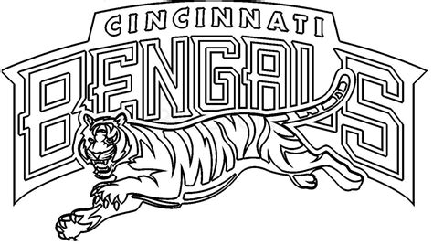 Bengals Coloring Pages Printable