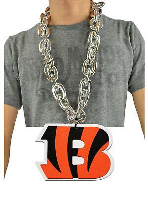 Bengals big b necklace. NFL Logo Cincinnati Bengals 100% Cotton Fabric by Fabric Traditions! 2 Styles. (43.7k) $3.75. Beaded Bengals bracelet. Who dey. Cincinnati Bengals jewelry. Black, white and orange bracelet. NFL. 