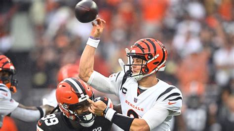 Bengals quarterback Joe Burrow was back to practice ahead of Monday’s showdown with the Rams