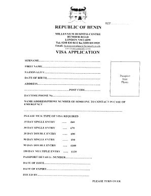 Benin Visa - Price, Requirements and Application - VisaHQ