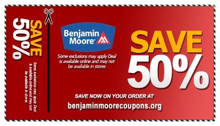 Benjamin Moore Coupons Printable