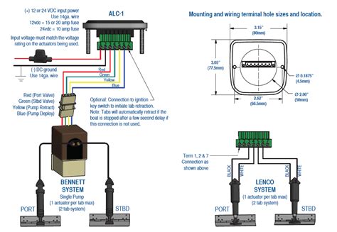 Wiring Diagrams Wiring Diagrams for ... Bennett Hydraulic-to-Lenco Electric Installation & Mounting..... 17 Wiring Instructions ..... 18 Hatch Lifts Hatch Lift Installation & Wiring ... This applies to all of our trim tab switch kits. All Lenco switches are based on the position of …. 