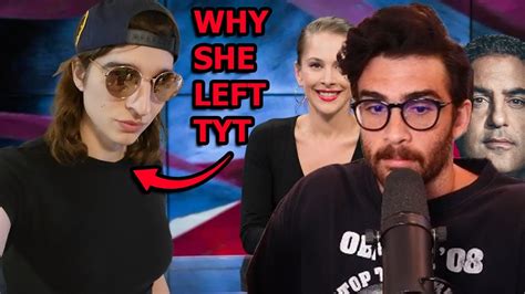 Ana quickly correcting her misgendering Bennie when finally addressing Bennie's departure from TYT. Her statement was junk. Essentially blamed people on twitter into baiting Bennie into leaving. As if Bennie can't decide for herself and her own experience. 0:09.. 