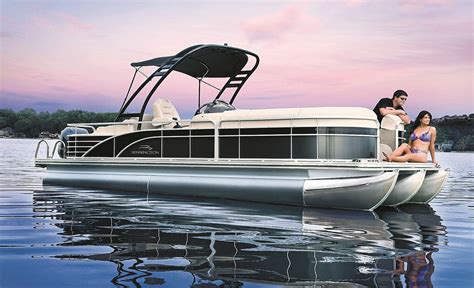 Bennington pontoons. With over 40 floorplans, ranging from 19-26 feet and offering up to 450 horsepower, the LX offers something to fit nearly every need and desire. Bennington’s LX is at the top of our L Series, with even more standards and options to satisfy nearly every boater’s needs. Get More Info: https://www.BenningtonMarine.com. 