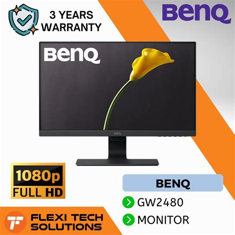 Benq gw2480 settings.  The image is distorted, flashes or flickers.  Refer to "Ad...