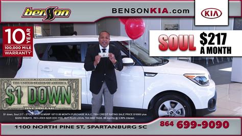Benson kia. Browse our inventory of used fuel efficient vehicles for sale at Benson Kia in Spartanburg SC. Skip to main content. Sales: (864) 668-1894; Service: (864) 585-3611; 