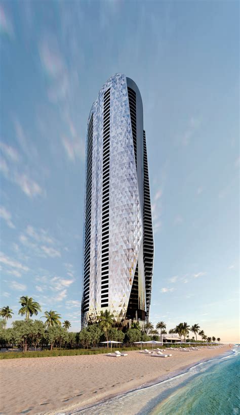 Bentley Residences. Dezer Development is also behind the Bentley Residences, which will join the Porsche Design Tower in Sunny Isles Beach when completed. The 63-story development will include 216 oceanfront condominiums, all in a 749-foot glass tower that Bentley Motors helped to design.. 