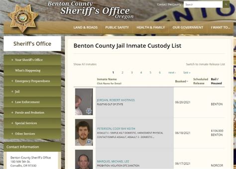 Benton county jail roster last 24 hours. Thinking about a friend or loved one being arrested is a stressful situation. Luckily, there are resources. For those who believe they’re incarcerated, there is a myriad of ways to locate them in the county jail. Use the following guide to ... 