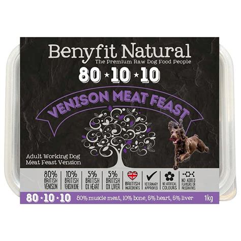 Benyfit Natural Venison Meat Feast 500g - Dog and Field