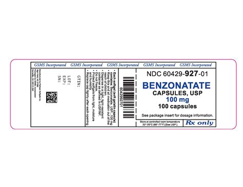 DESCRIPTION. Benzonatate capsules, USP, a non-narcotic oral antitussive agent, is 2,5,8,11,14,17,20,23,26-nonaoxaoctacosan-28-yl p - (butylamino) benzoate; with a molecular weight of 603.7. Each benzonatate capsule for oral administration contains 100 mg or 200 mg of benzonatate. In addition, each capsule also contains the following inactive ...