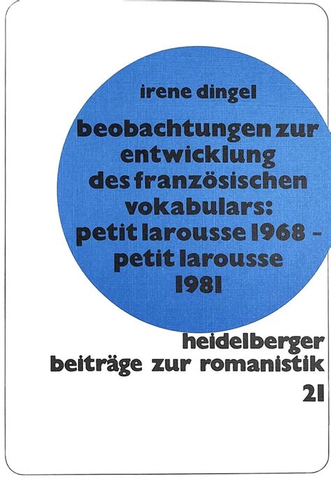 Beobachtungen zur entwicklung des französischen vokabulars. - 100 jahre kunstgewerbemuseum der stadt zürich, 1875-1975.