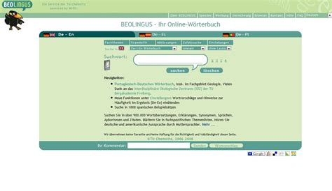 Beolingus. The online dictionary from Langenscheidt is an excellent choice for anyone wishing to learn a new language. It can help learners to expand their vocabulary and find the right German or English translation. Our dictionary also offers additional important features to support the language learning process. The English language belongs to the West ... 