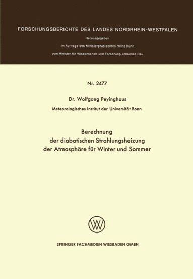 Berechnung der diabatischen strahlungsheizung der atmosphäre für winter und sommer. - Download gratuito di soluzioni manuali per accompagnare elementi di analisi delle vibrazioni.