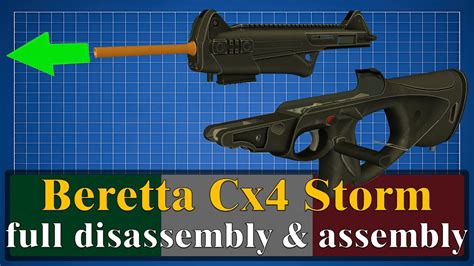 Beretta Cx4 Storm: full disassembly & assembly - YouTube