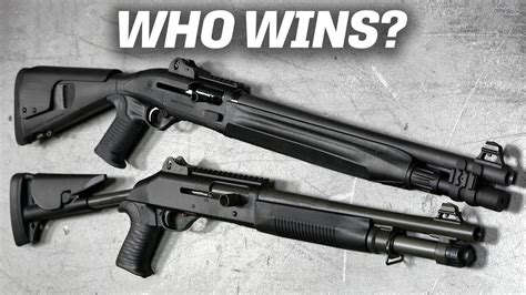 We settle the debate; what's the best tactical semi-auto shotgun? Is it the Benelli M4 or Beretta 1301? Let's find out! This video but with the links of.... 