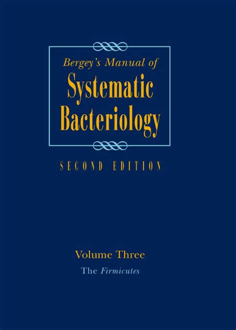 Bergey manual of systematic bacteriology ppt. - Microbiology a human perspective solution manual.