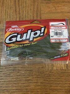 Berkley Gulp Alive 4 3/4" Slim Shaky Worm Green Pumpkin NEW …