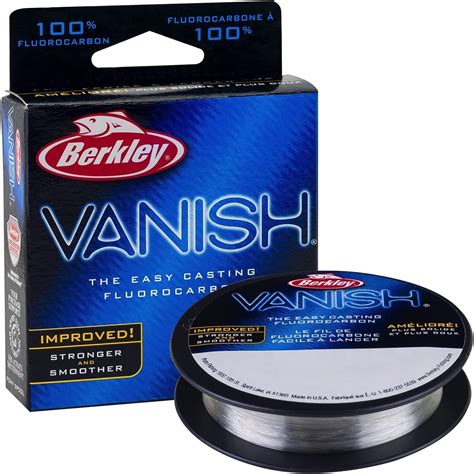 Berkley Vanish®, Clear, 14lb 6.3kg, 110yd 100m Fluorocarbon …