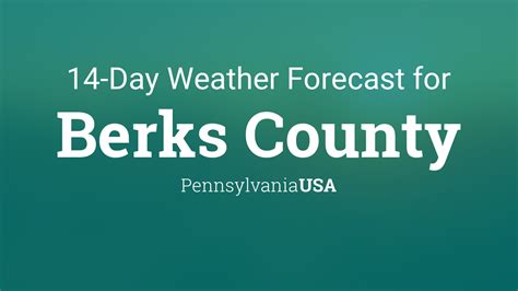 Berks county weather forecast. Things To Know About Berks county weather forecast. 
