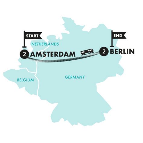 If you happen to know Berlin, don't forget to help other travelers and answer some questions about Berlin! Get a quick answer: It's 408 miles or 657 km from Berlin to Amsterdam, which takes about 6 hours, 31 minutes to …. 