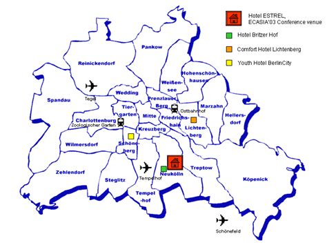 Berlin ulaşım haritası