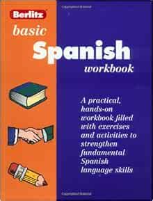Berlitz Basic Spanish Workbook Level One Workbook