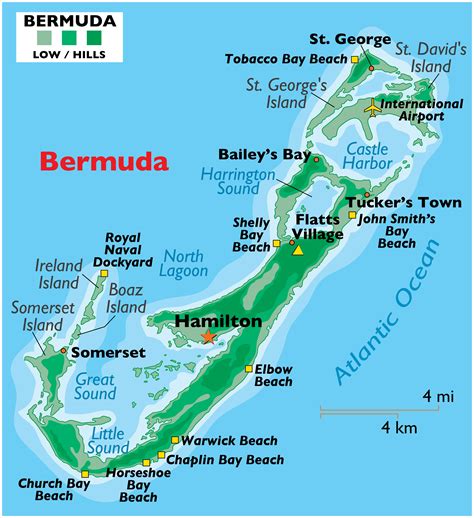16. Cooper's Island Nature Reserve. Map of Tourist Attractions in Bermuda. Best Time to Visit Bermuda. 1. Horseshoe Bay Beach. Horseshoe Bay Beach. Arguably one of the best beaches in the world is in Bermuda's Southampton Parish on the South Shore. Horseshoe Bay Beach, a crescent-shaped blush-pink-sand beach set against dramatic rock formations ....