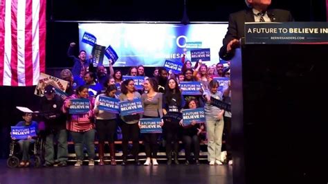 Bernie Sanders at Verizon Theatre in Dallas Texas February 27