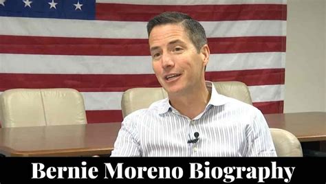 Bernie moreno wikipedia. B ernie Moreno, the Republican candidate for US Senate in Ohio who expected to mount a stern challenge to Sherrod Brown, the incumbent leftwing Democrat, says his family fled socialism when they ... 