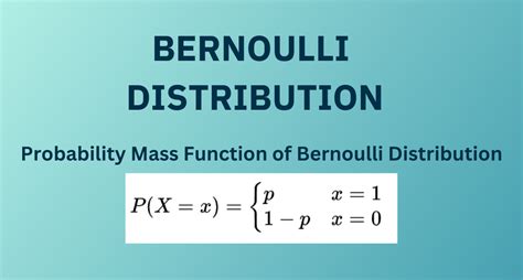 Bernoulli distribution. .  ...