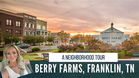 Berry farms franklin tn. Berry Farms is a master planned community and the Southern Gateway to Franklin, Tennessee in the heart of Williamson County, one of the nation’s fastest-growing, most affluent counties. Conveniently located at the Interstate 65 / Peytonsville Road (Goose Creek Bypass) Interchange, Berry Farms is within close proximity to both … 