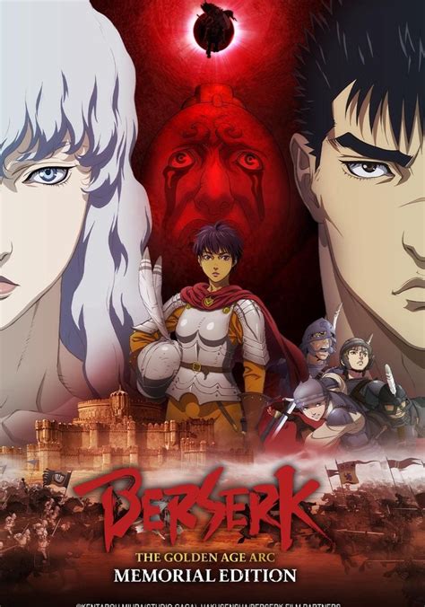 Berserk golden arc. Berserk: The Golden Age Arc III - The Advent. February 1, 2013. A year has passed since Guts parted ways with the Band of the Hawks. Meanwhile, his former mercenary group is plotting a rescue mission to save an imprisoned Griffith. Berserk Golden Age Arc is a series of films covering the backstory of the manga Berserk. 