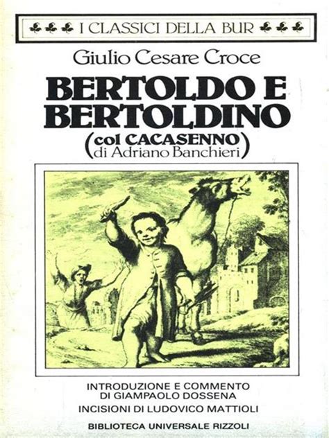 Bertoldo e bertoldino (col cacasenno) di adriano banchieri. - La jurisprudence de l'omc / the case-law of the wto.