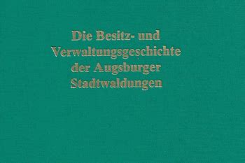 Besitzgeschichte und besitzverwaltung der augsburger stadtwaldungen. - Mercedes benz repair manual sl 1993.