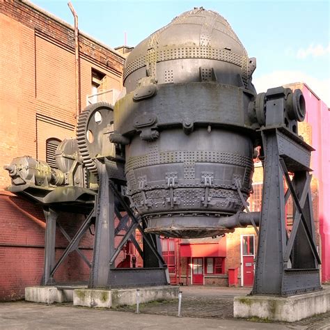 Bessemer converter. Learn how the Bessemer converter removed impurities from pig iron and converted it into steel in a large egg-shaped container with pressurised air. The process involved melting, oxidation, casting and … 