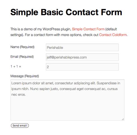 Best 20+ Contact Forms Plugins For Wordpress Geek News