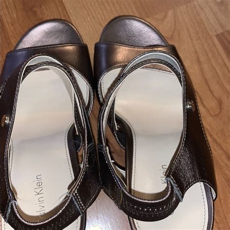 Best 25+ Deals for Calvin Klein Wedge Sandals Poshmark