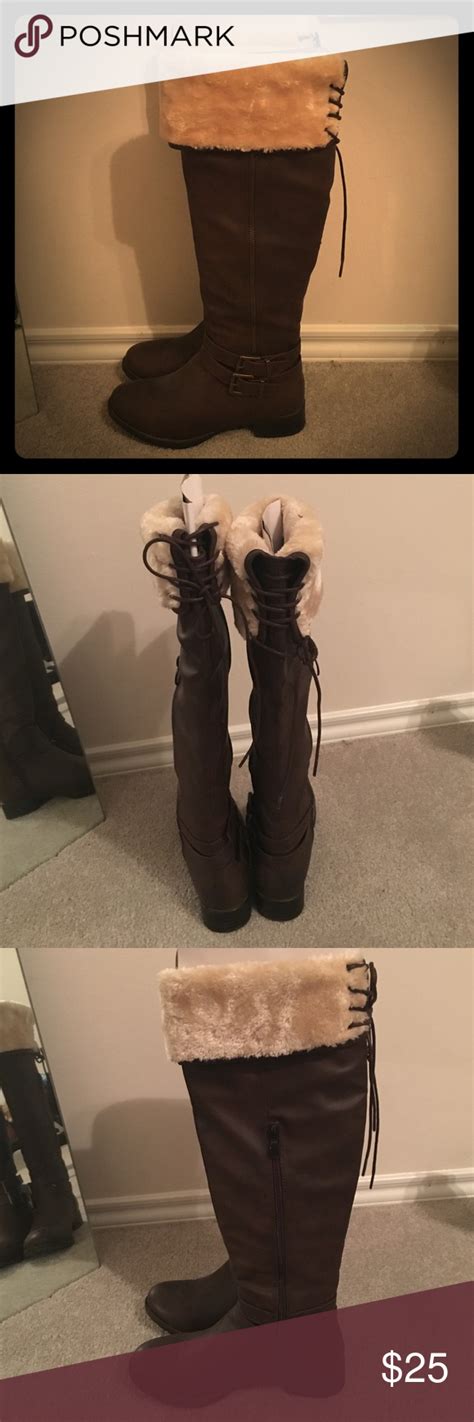 Best 25+ Deals for Justfab Fur Boots Poshmark