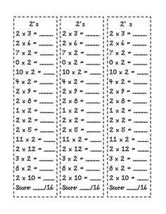 Best 25+ Multiplication timed test ideas on Pinterest Multiplication