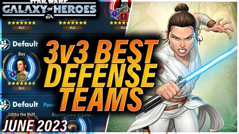 May 6, 2024 · However, the best version of this team also wants R2, which is often best used on offense or on JTR. Like the droids, it is also good on offense. It also does not work on defense without the zeta, so if you don’t have zQGJ, keep the Jedi for attacks. The Back Line. Time for the most annoying team in the game, the Nightsisters.