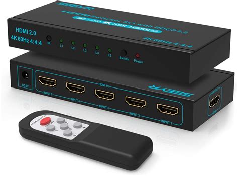 Best 4k HDMI Switch Box Bidirectional HDMI Switch 4K@60Hz