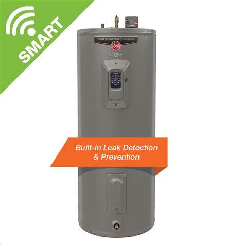 Best 50-gallon electric water heater 12 year warranty. A. O. Smith's Signature 100 Series 55-Gallon Tall 9-Year Limited Warranty Electric Water Heater is designed to provide efficient and reliable hot water for households with 3 to 4 people when sized appropriately. A. O. Smith's 55-gallon model is designed to last. It features 5,500-watt durable copper heating elements; a protective anode rod and ... 