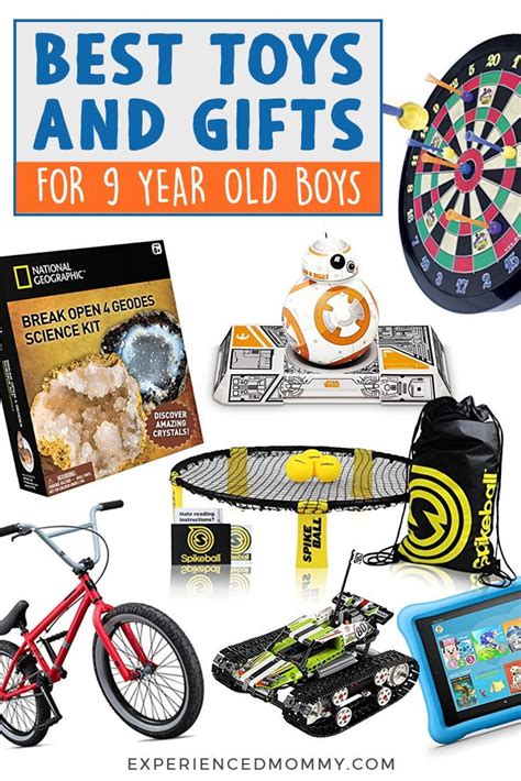 Best 9 year old boy gifts. Spin to Survive Adventure Book $30.00. 3 Left! Make-Your-Own Color In Dollhouse $34.00. 5 Left! Spy Cipher Decoding Medallion $20.00. Find the best gifts for 9 year old boys. Encourage imaginative play with kits, puzzles, books, and enriching toys that spur creativity and exploration. 
