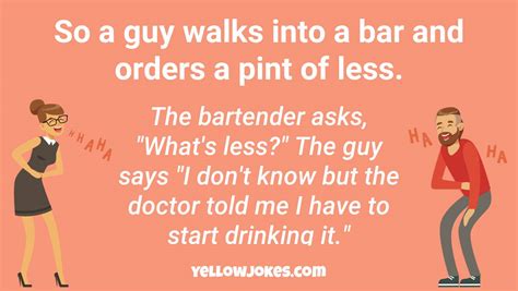 Best A Man Walks Into a Bar Jokes